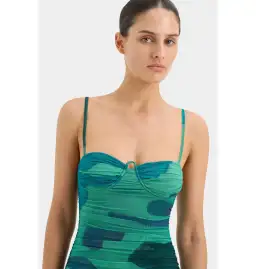 Sir the Label Frankie Midi Dress Emerald Reflection Size AU 6 for rent on The Volte - image 2