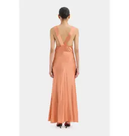Sir the Label Aries Cut Out Gown in Peach Size AU 8 for rent on The Volte - image 1