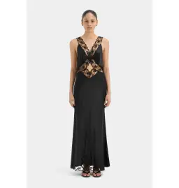 Sir The Label Aries Cut Out Gown In Black Size 1 / AU 8 for rent on The Volte - image 1