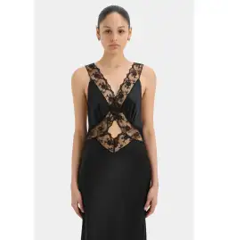 Sir The Label Aries Cut Out Gown In Black Size 1 / AU 8 for rent on The Volte - image 3