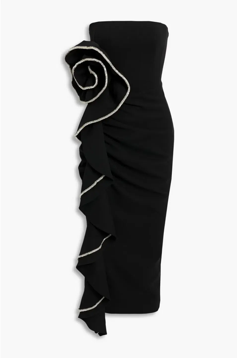 Rachel Gilbert Santiago Midi Dress Black Size 2 / AU 10 for rent on The Volte - main image