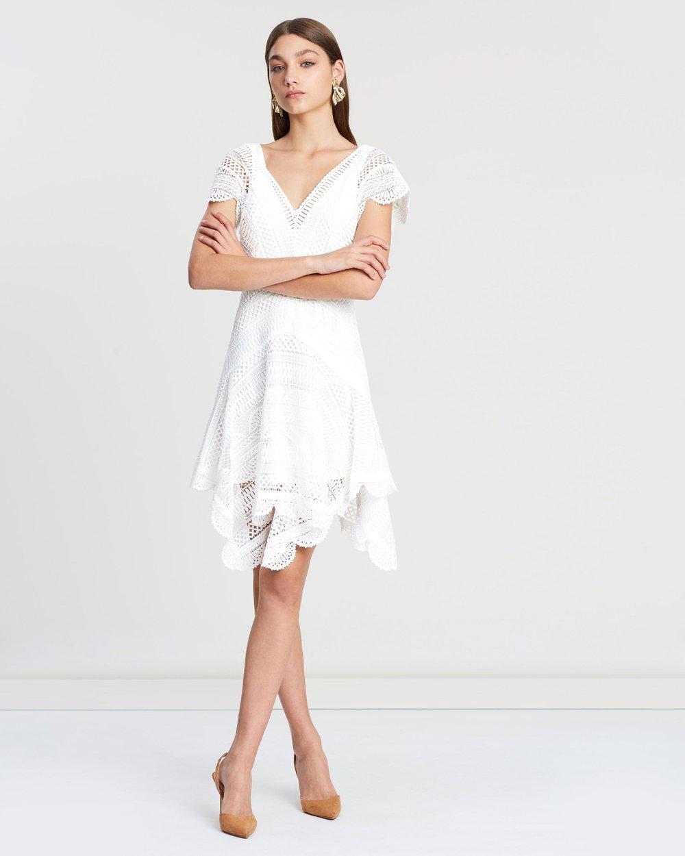 Lover Ode Lace Mini Dress for rent on The Volte - main image