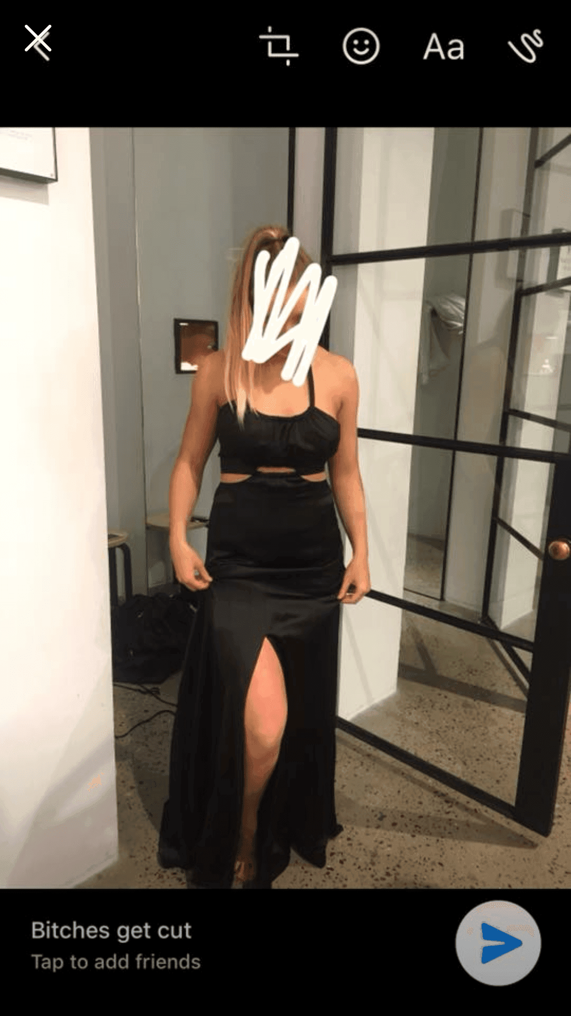 Sass and bide white keys dress in black - Image 1