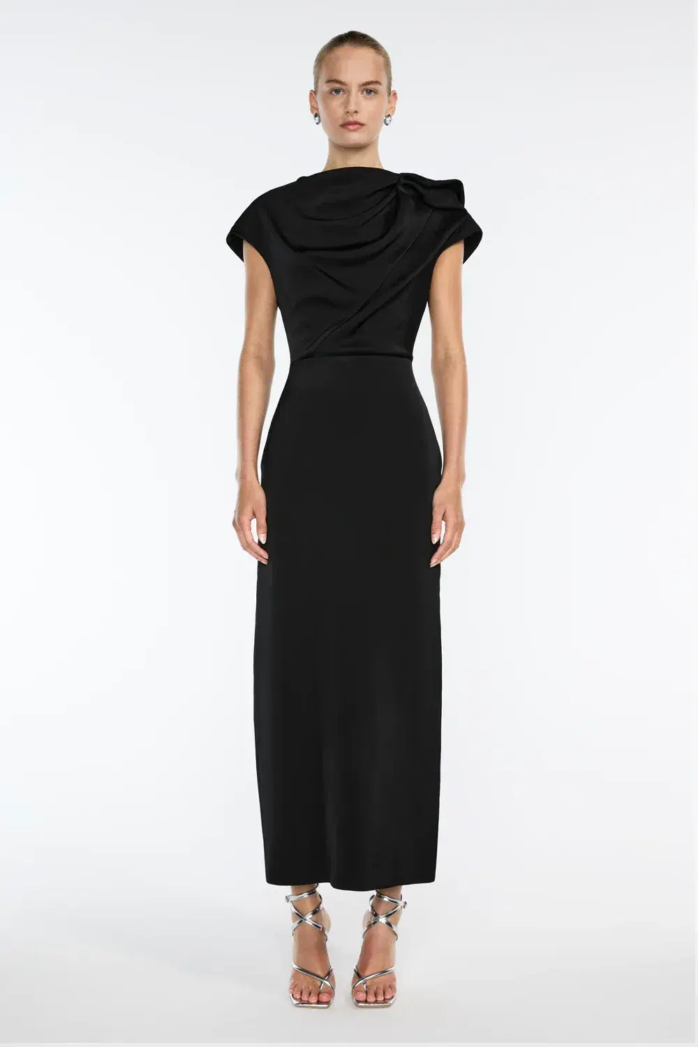 Manning Cartell Grand Illusions Gown Black Size 14 for rent on The Volte - main image