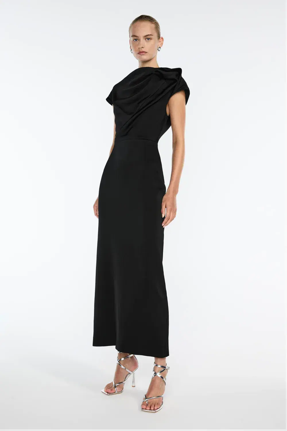 Manning Cartell Grand Illusions Gown Black Size 14 for rent on The Volte - main image