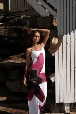 Harper Lu Pearl Lily Floral Slip Dress Floral Size S/ AU 8 for rent on The Volte - image 3