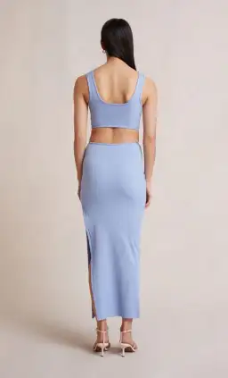 Bec & Bridge Cornflower Reba Midi Dress Blue Size 8 for rent on The Volte - image 3