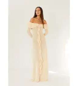 Arcina Ori Mila Dress Cream Size S/Au 8 for rent on The Volte - image 2