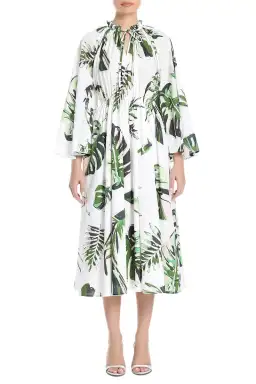 Leo Lin Alexia Midi Dress in Botanica Print Size 16 for rent on The Volte - image 1