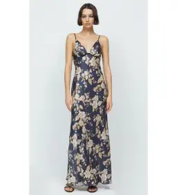Bec & Bridge Opaline Floral Silk Strap Maxi Dress in Opaline Floral Size 10 for rent on The Volte - image 2