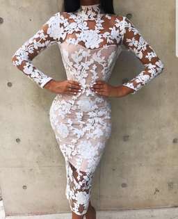 Enchant Long Sleeve Midi Dress