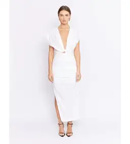 Pfeiffer Clifton Linen Maxi Dress Powder Size 8 for rent on The Volte - image 3