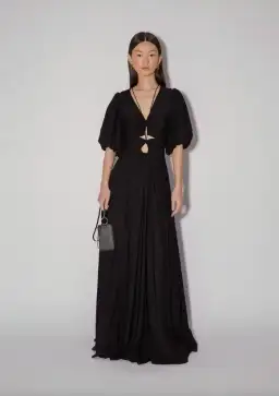 Magali Pascal The Pallida Maxi Dress Black Size 12 for rent on The Volte - image 1