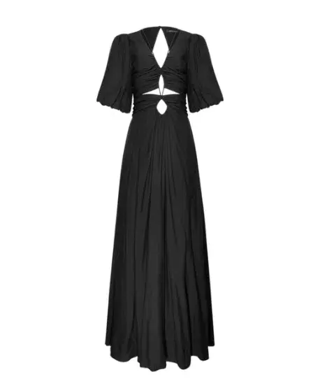 Magali Pascal The Pallida Maxi Dress Black Size 12 for rent on The Volte - main image