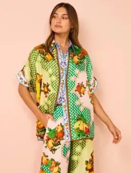 Alemais Lemonis Silk Shirt (Size 6) & pants (Size 8) for rent on The Volte - image 5