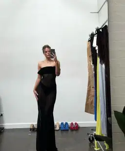 NOVICH Amalia Dress Black Size 8