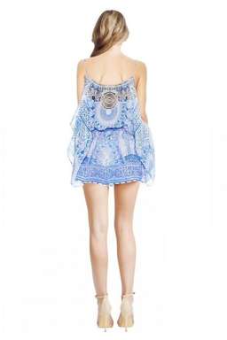Camilla Bosphorous Drop Shoulder Playsuit Size 8 for rent on The Volte - image 2