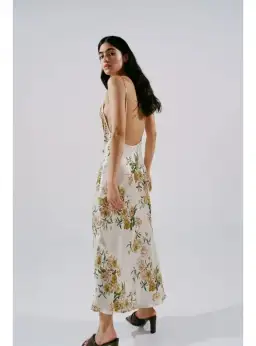 Bec & Bridge Louella Satin Maxi Dress Floral Size AU 6 for rent on The Volte - image 1