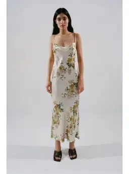 Bec & Bridge Louella Satin Maxi Dress Floral Size AU 6 for rent on The Volte - image 0