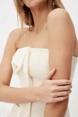 Toni Maticevski Nightshift Plaster Gown White Size 8 for rent on The Volte - image 4