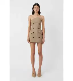 Camilla and Marc Asteria Dress in Tan Brown Size 10