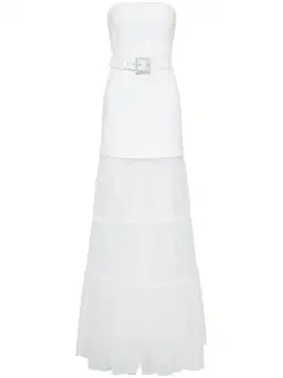 Rebecca Vallance Mirabella Strapless Gown Ivory Size 12 for rent on The Volte - image 4