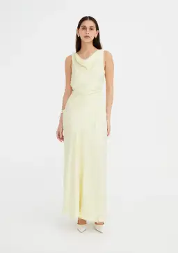 Jillian Boustred Vikki Dress in Lemon Size 1 / AU 8