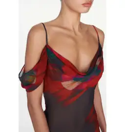 Rat & Boa Adriana Dress in Abstract Floral Print Size Small / AU 8 for rent on The Volte - image 2