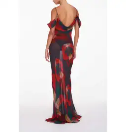 Rat & Boa Adriana Dress in Abstract Floral Print Size Small / AU 8 for rent on The Volte - image 3