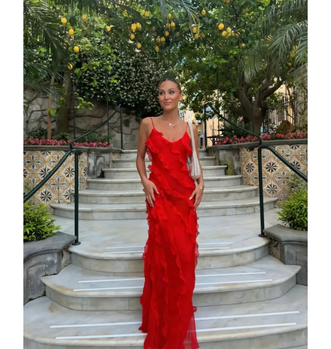 Rat & Boa Cecelia Dress Red Size M / AU 10 for rent on The Volte - main image