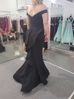 Bianca & bridgett Black ball gown size 12 for rent on The Volte - image 4