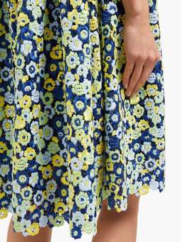 Cecilie Bahnsen Matilda Lace and Cotton Blend Dress Floral Size 10 for rent on The Volte - image 3