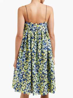 Cecilie Bahnsen Matilda Lace and Cotton Blend Dress Floral Size 10 for rent on The Volte - image 2