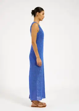 Roame Westwood Dress Cobalt Crochet Blue Size 1 / AU 8 for rent on The Volte - image 2