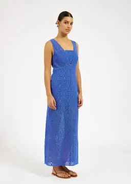 Roame Westwood Dress Cobalt Crochet Blue Size 1 / AU 8 for rent on The Volte - image 5