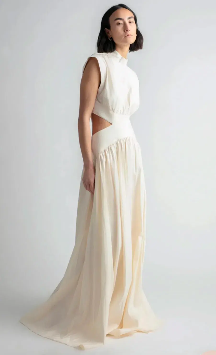 Camilla and Marc Oriella Dress Cream Size 10 for rent on The Volte - main image