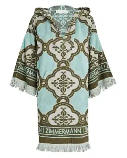 Zimmermann Lyre Fringed Terry Towel Mini Dress Blue Size 1 / AU 10 Toweling Coverup for rent on The Volte - image 5