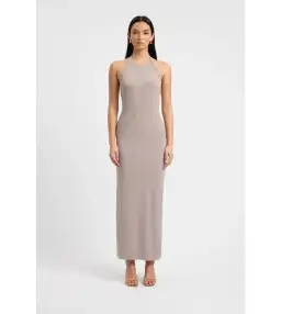 Kookaï Millie Maxi Dress Beige Size AU 34 / AU 6