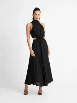 Sheike Amelia Maxi Dress in Black Size AU 8
