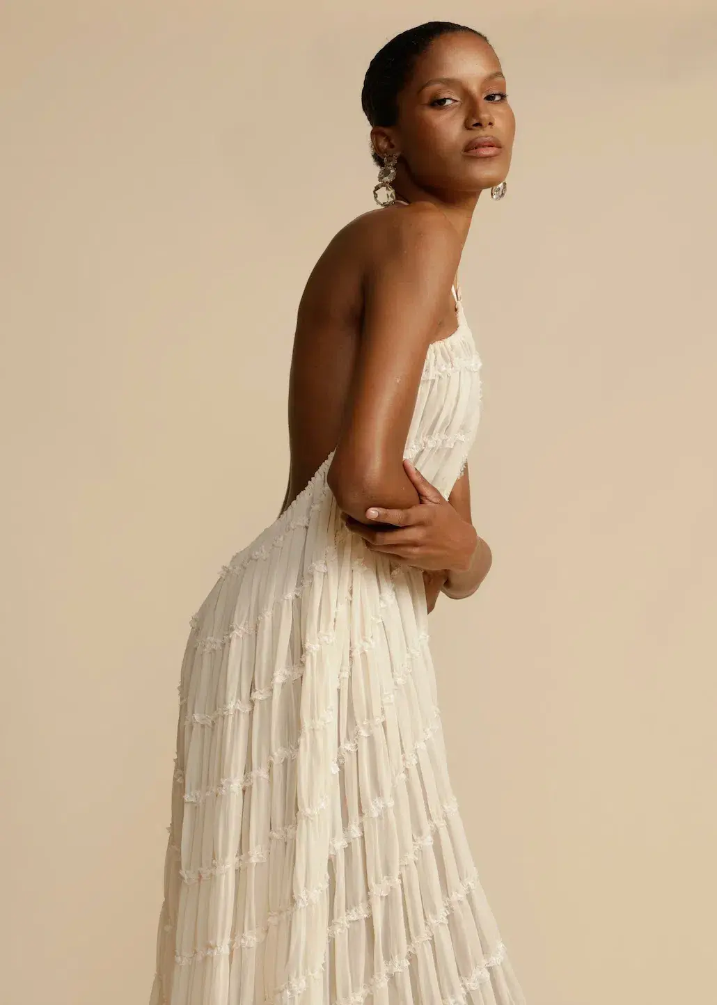 Arcina Ori Juliette Top and Skirt Cream Size S / AU 6-8 for rent on The Volte - main image