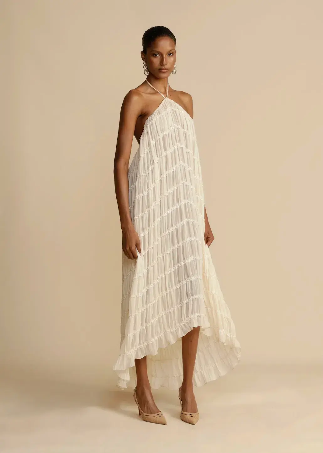 Arcina Ori Juliette Top and Skirt Cream Size S / AU 6-8 for rent on The Volte - main image