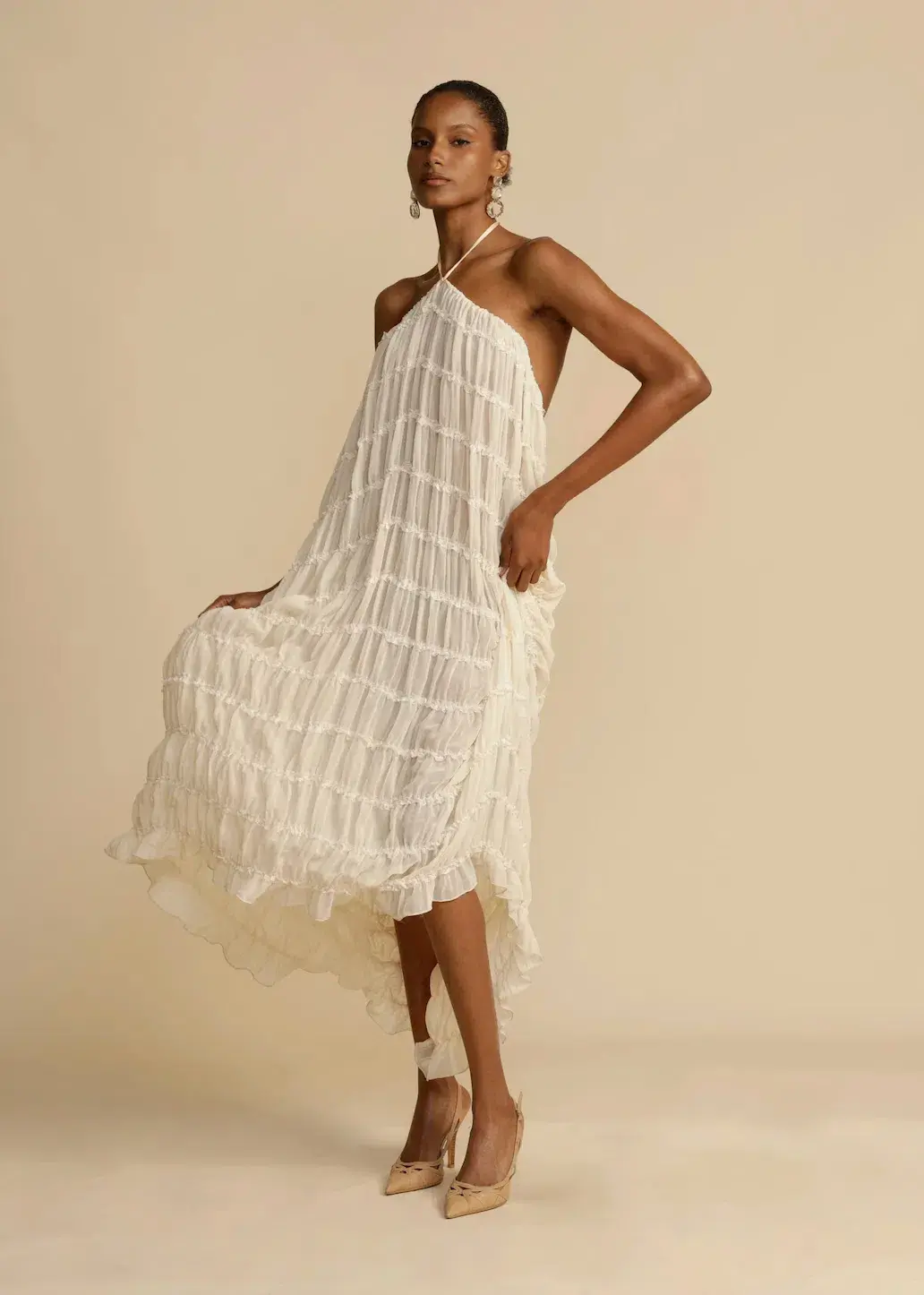 Arcina Ori Juliette Top and Skirt Cream Size S / AU 6-8 for rent on The Volte - main image