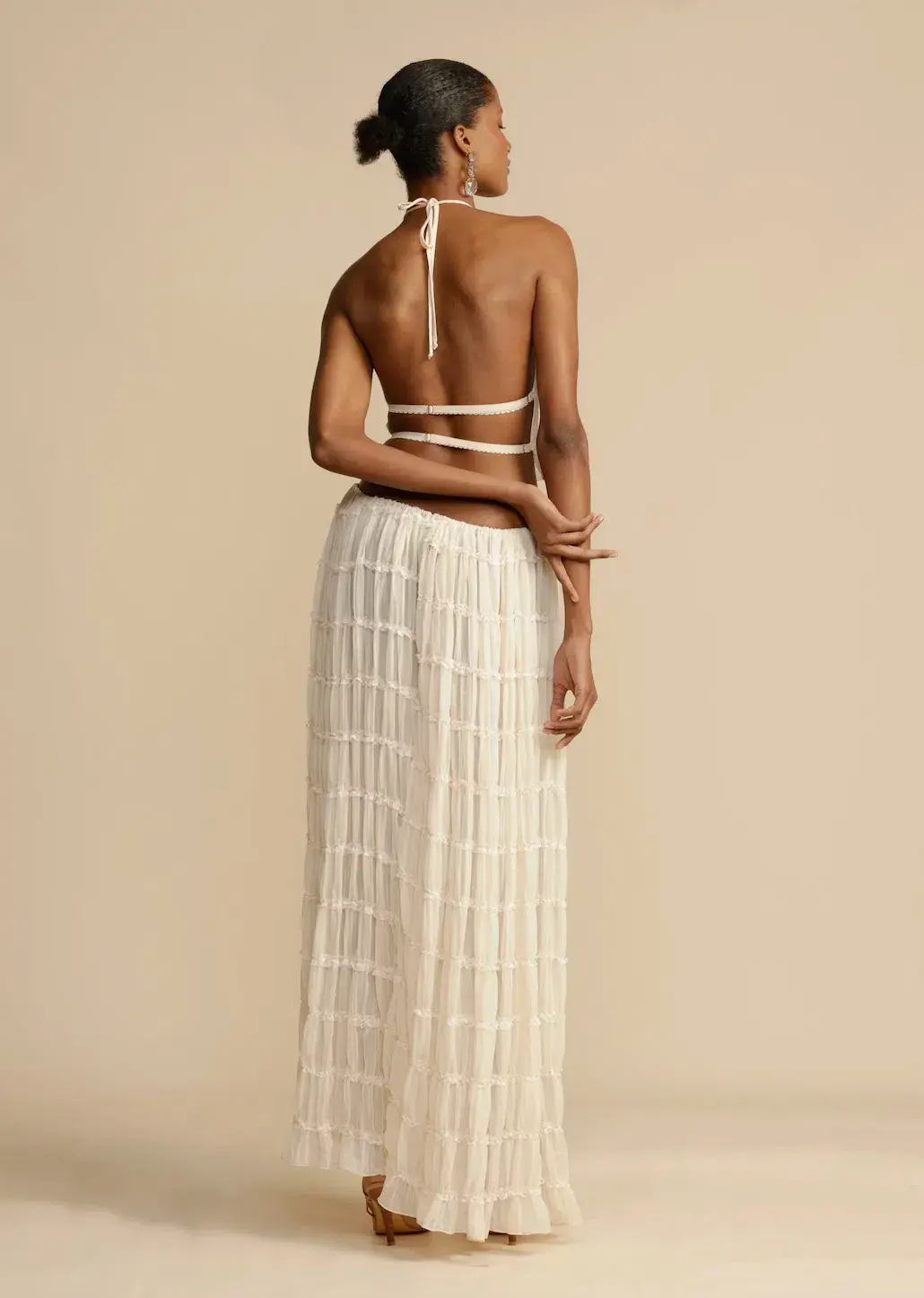 Arcina Ori Juliette Top and Skirt Cream Size S / AU 6-8 for rent on The Volte - main image