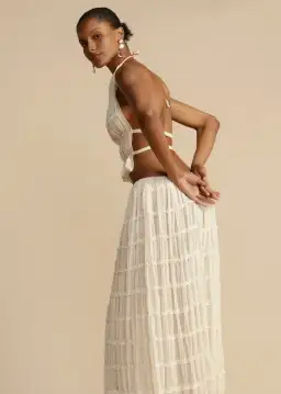 Arcina Ori Juliette Top and Skirt Cream Size S / AU 6-8 for rent on The Volte - image 15