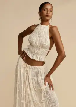 Arcina Ori Juliette Top and Skirt Cream Size S / AU 6-8 for rent on The Volte - image 3