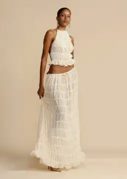 Arcina Ori Juliette Top and Skirt Cream Size S / AU 6-8 for rent on The Volte - image 21