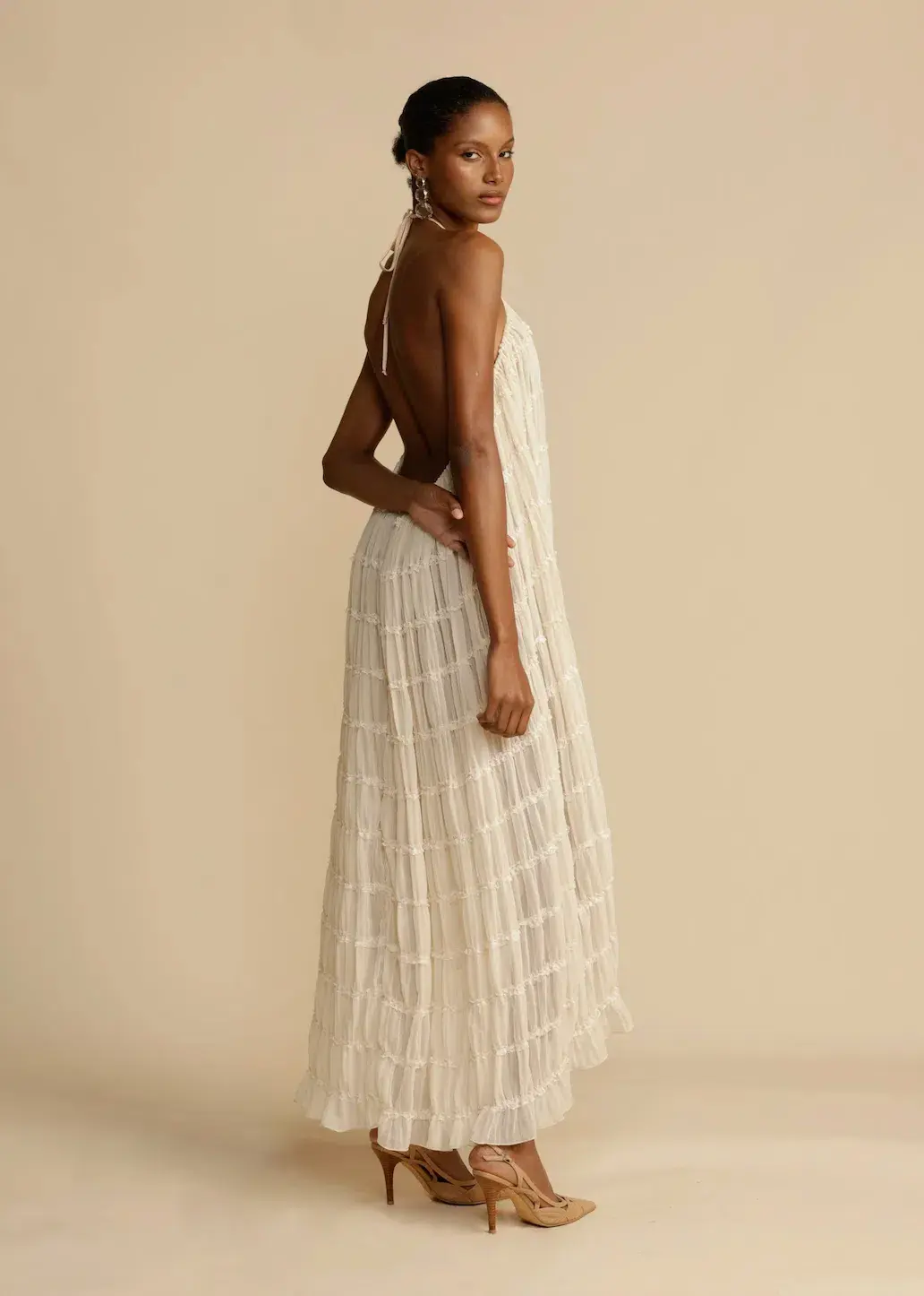 Arcina Ori Juliette Top and Skirt Cream Size S / AU 6-8 for rent on The Volte - main image