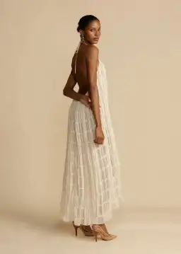 Arcina Ori Juliette Top and Skirt Cream Size S / AU 6-8 for rent on The Volte - image 7