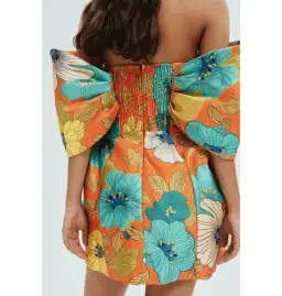 Alemais Piato Sculpt Mini Dress in Floral Size AU 10 for rent on The Volte - image 2