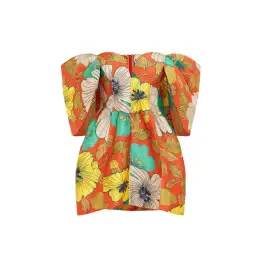 Alemais Piato Sculpt Mini Dress in Floral Size AU 10 for rent on The Volte - image 5